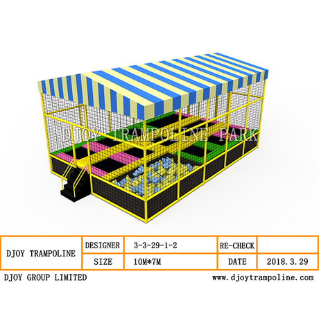 DJ-TP19 Trampoline With Roof